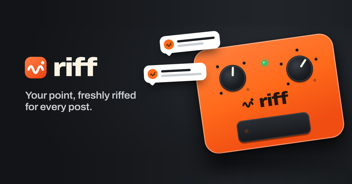 Riff, from its website