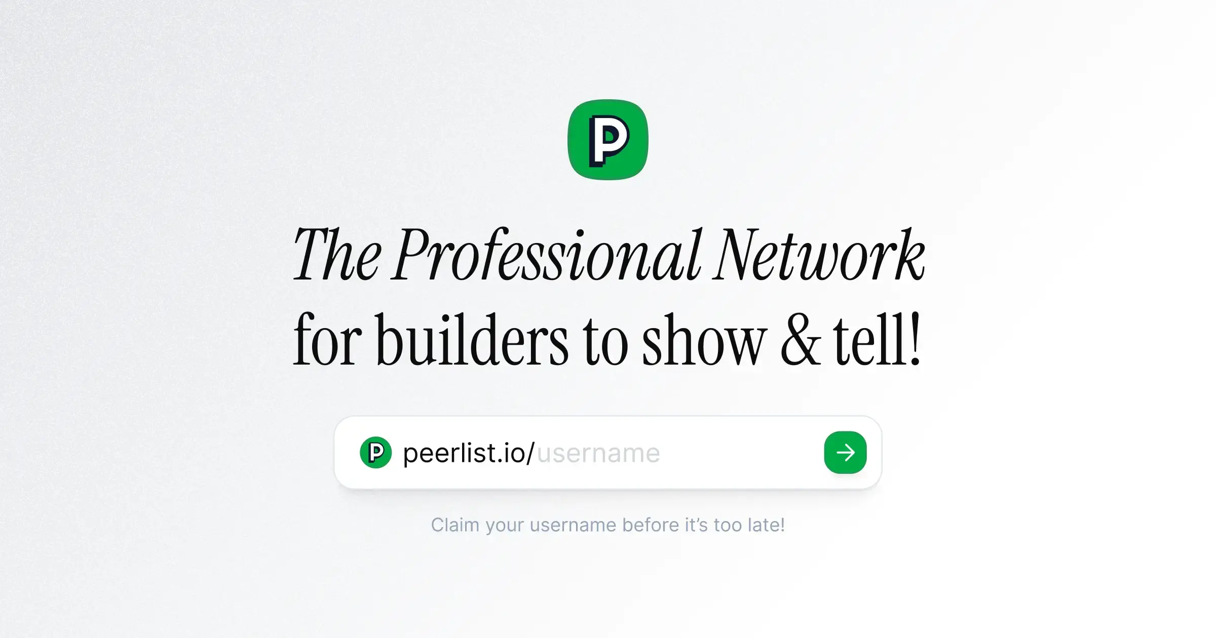 Peerlist, from its website