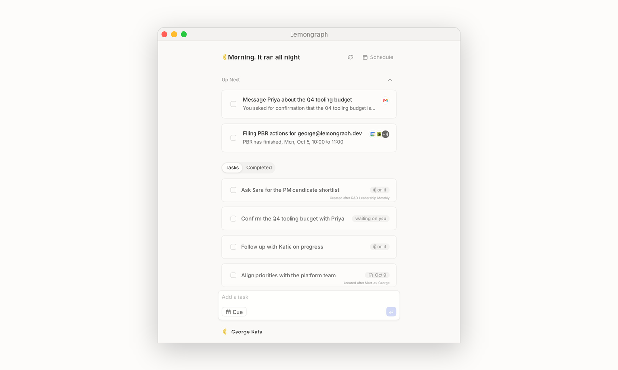 Lemongraph, from its website